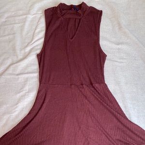 Burgundy Aeropostale Dress V-neck